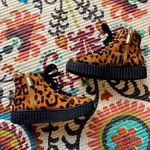 Micheal Kors Leopard Print Boots